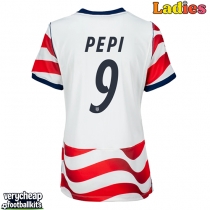 United States Ricardo Pepi #9 Replica Home Shirt Ladies World Cup 2026 Short Sleeve